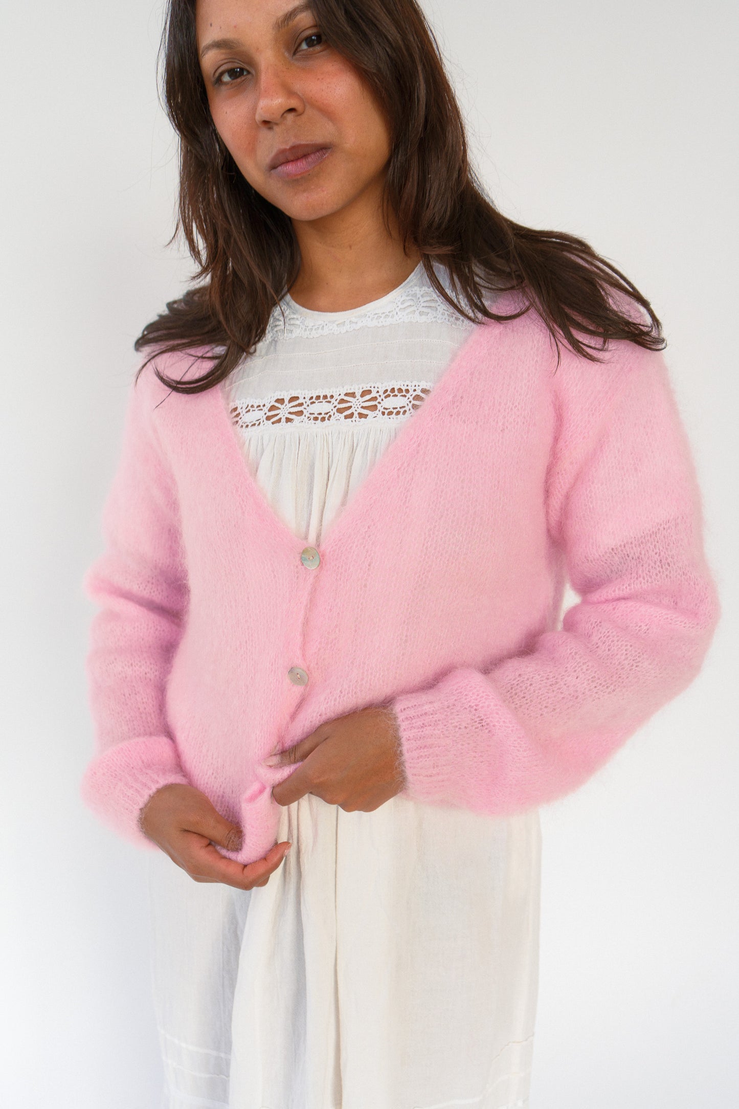 Cateline Cardigan | Light Pink