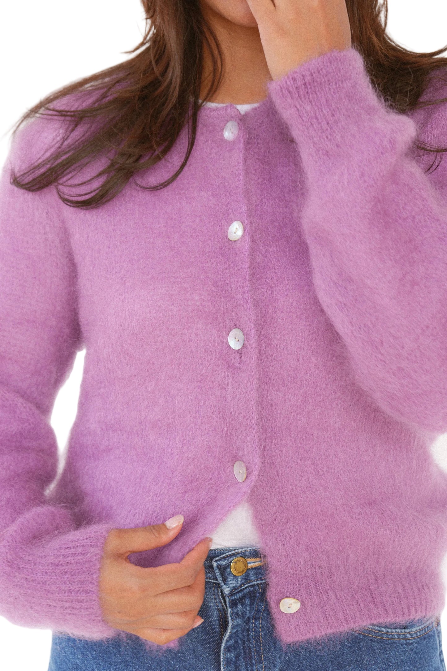 Melisende Cardigan | Lavender