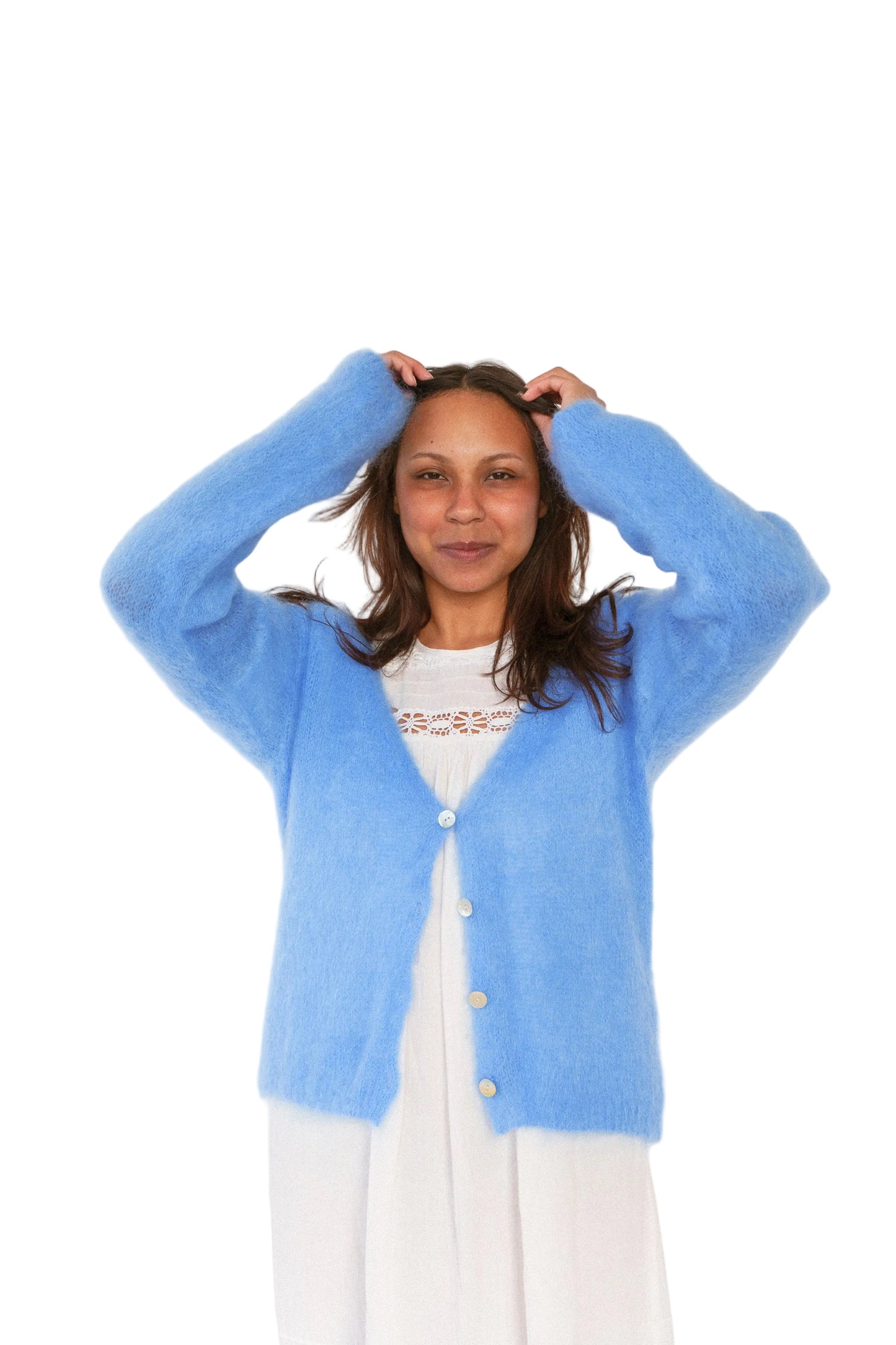 Cateline Cardigan | Lavender Blue