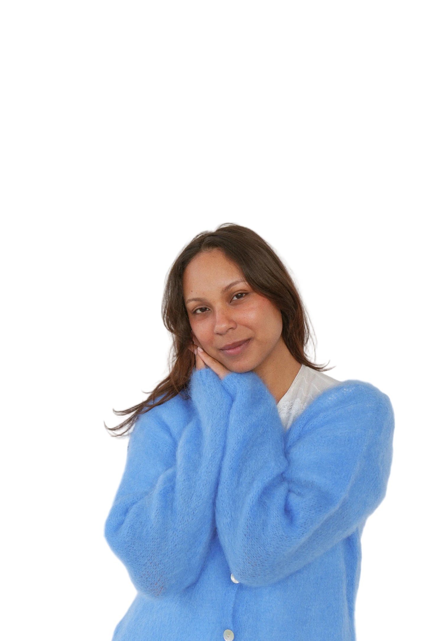 Cateline Cardigan | Lavender Blue