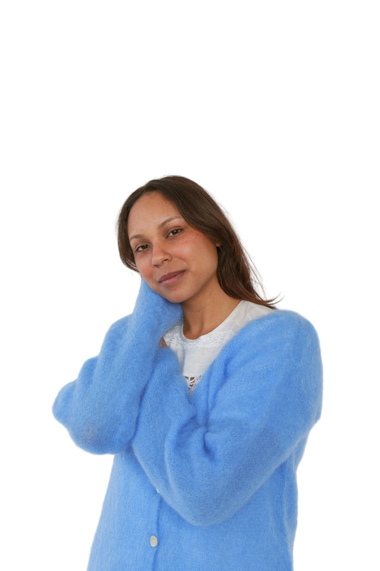 Cateline Cardigan | Lavender Blue